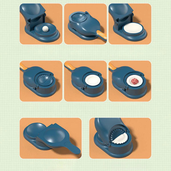 MÁQUINA MOLDE PARA EMPANADAS 2 EN 1 👌