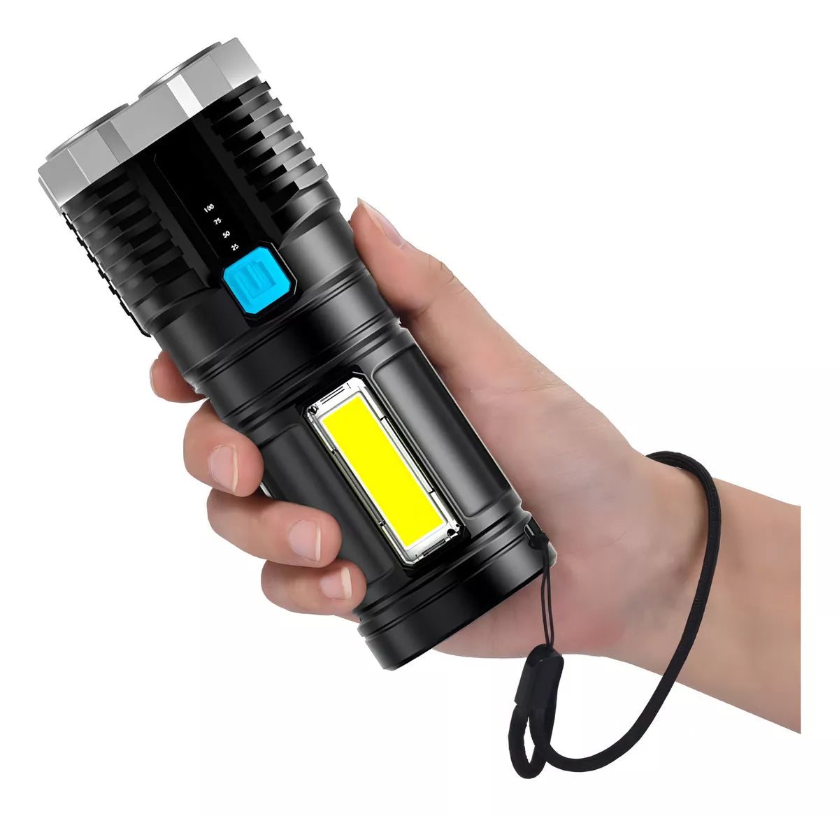 LÁSER PRO MAX™ Linterna Táctica de Emergencia 4 Focos