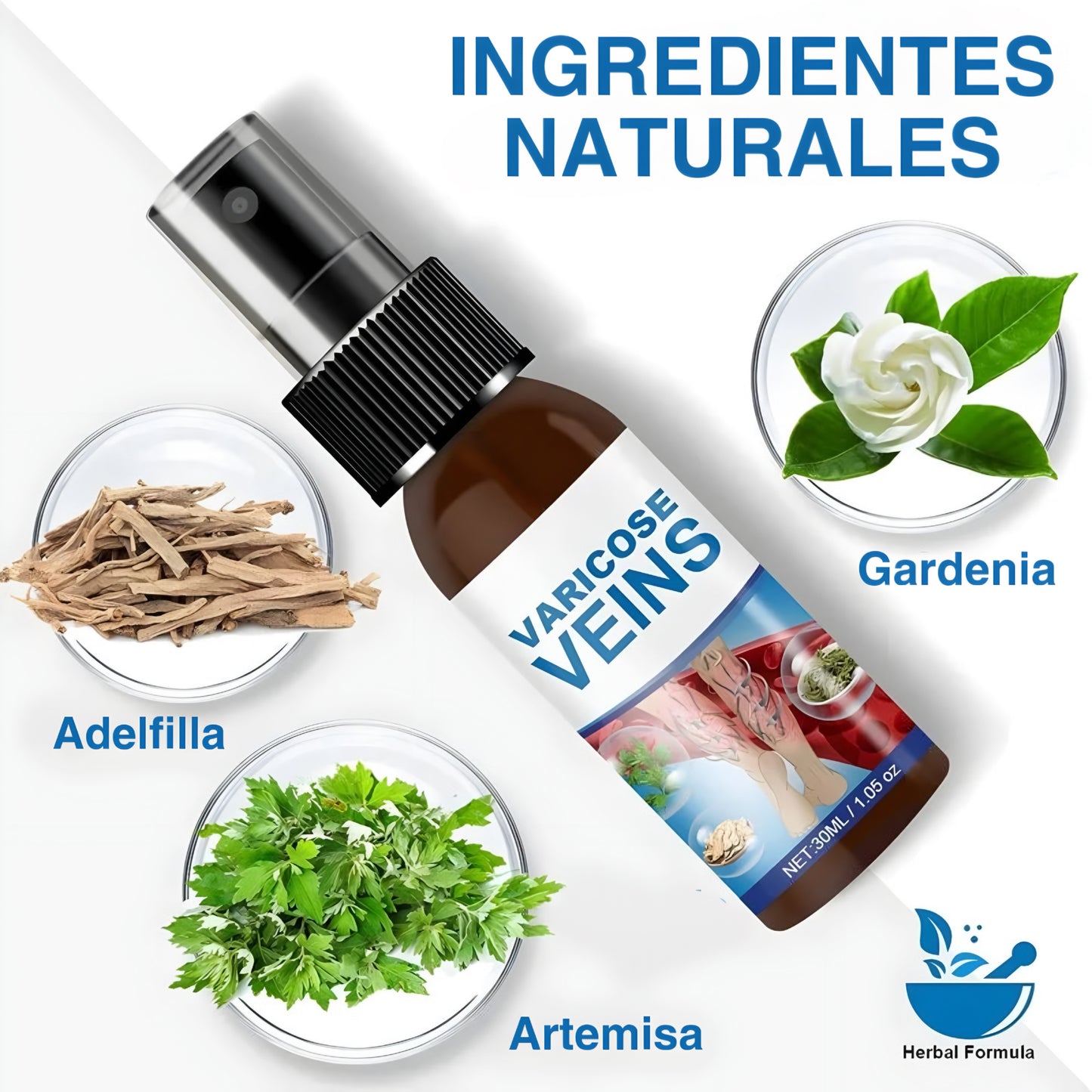 KIT SPRAY MEDICO VARICES + 12 PARCHES VARICES DE REGALO 🎁