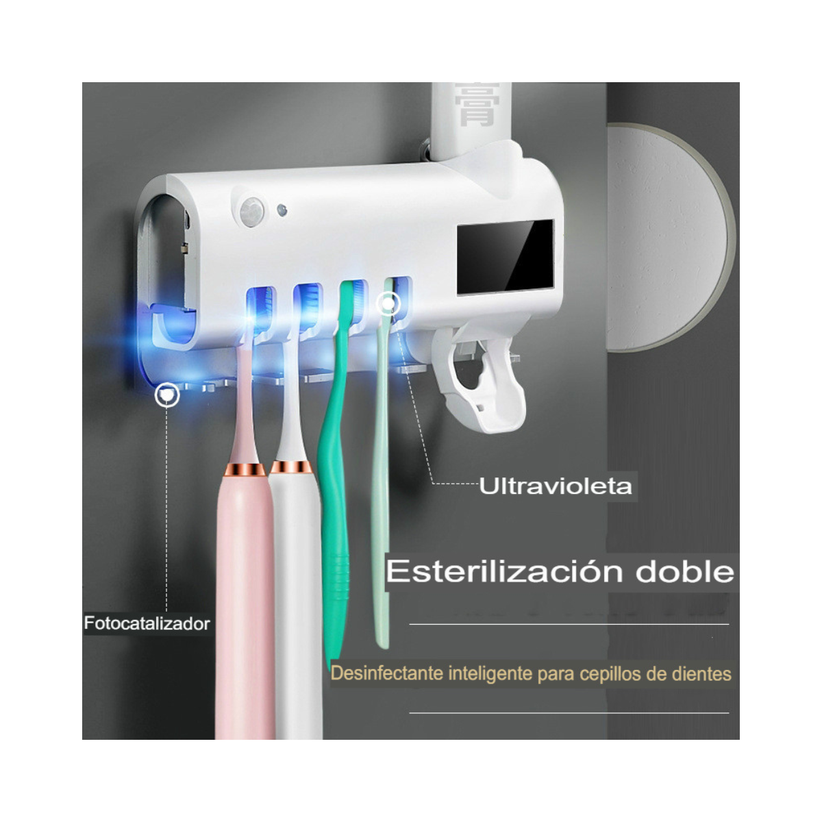 SOPORTE ESTERILIZADOR PARA CEPILLOS DE DIENTES