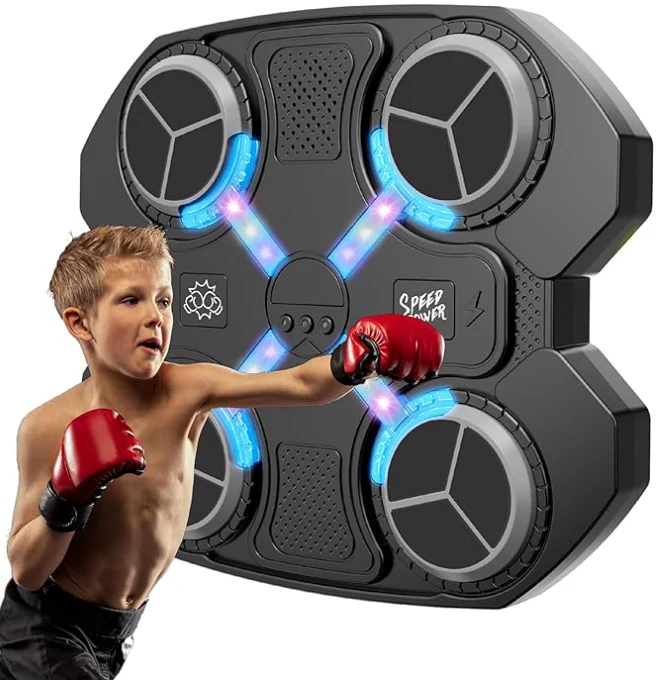 BoxBeat™ - Maquina De Boxeo Musical Con Guantes