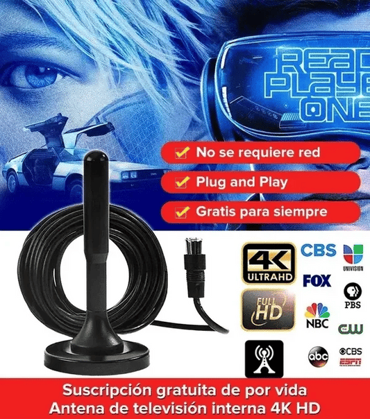 ANTENAPRO™ Antena Digital Full HD ¡2DA UNIDAD POR $1.000!