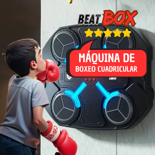 BoxBeat™ - Maquina De Boxeo Musical Con Guantes