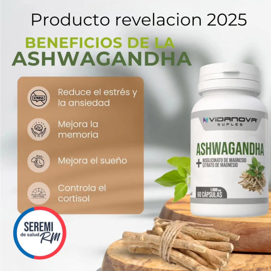 Pure Ashwagandha + Magnesio 1000mg