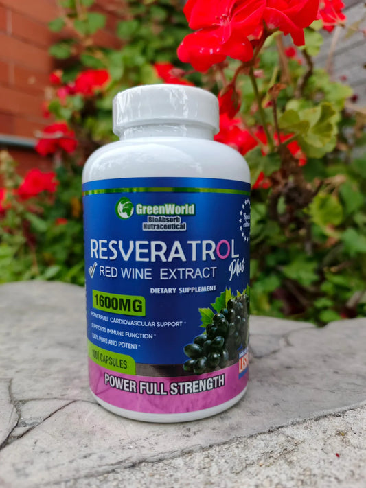RESVERATROL 1600 MG - EL SUPLEMENTO DEL MOMENTO (100 CÁPSULAS)