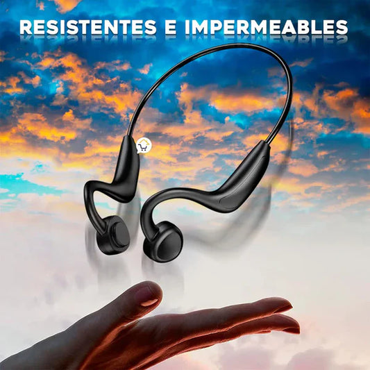 🎧 AUDÍFONOS CONDUCCIÓN ÓSEA COLOR NEGRO