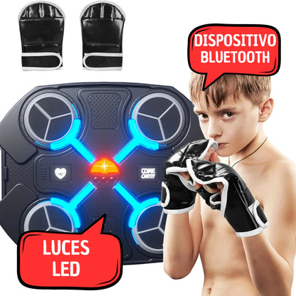 BoxBeat™ - Maquina De Boxeo Musical Con Guantes