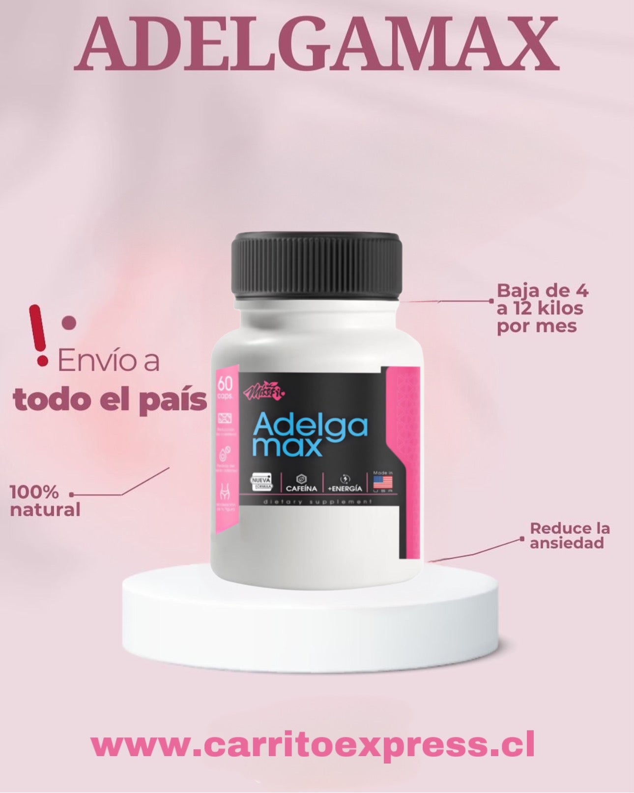 ADELGAMAX™  QUEMADOR DE GRASA 🔥