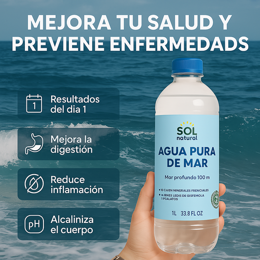 🌊 AGUA PURA DE MAR – ELIXIR DE LA VIDA 💧