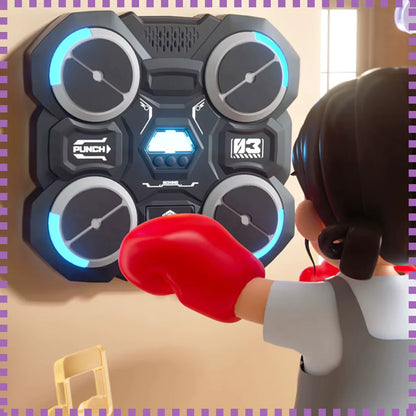 BoxBeat™ - Maquina De Boxeo Musical Con Guantes