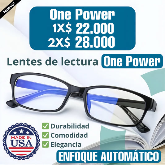 LENTES ONE POWER! ORIGINAL 🇺🇸