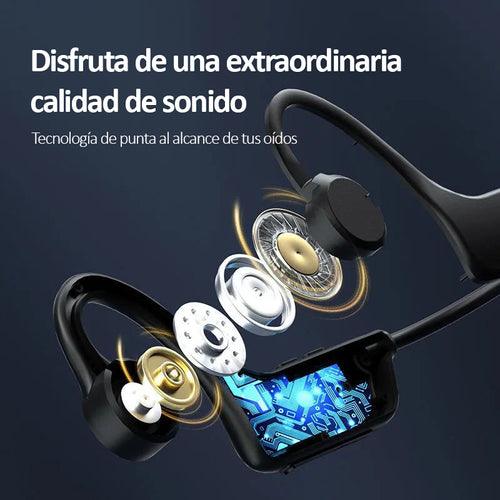 🎧 AUDÍFONOS CONDUCCIÓN ÓSEA COLOR NEGRO ⭐⭐⭐⭐⭐