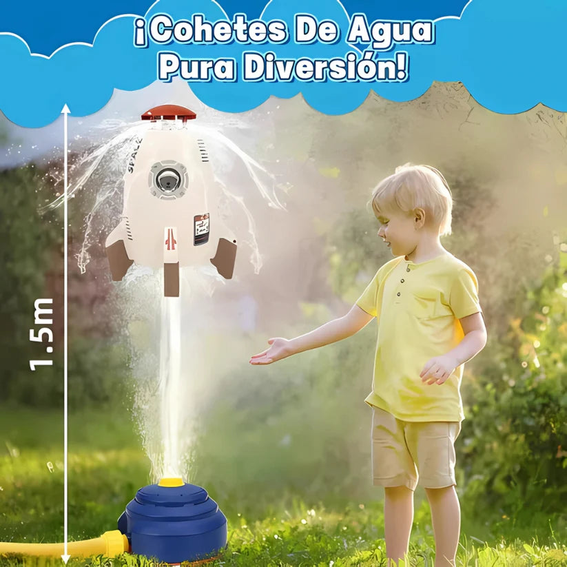 🚀 COHETE VOLADOR ROCIADOR DE AGUA 💦 TOP NAVIDAD 2024