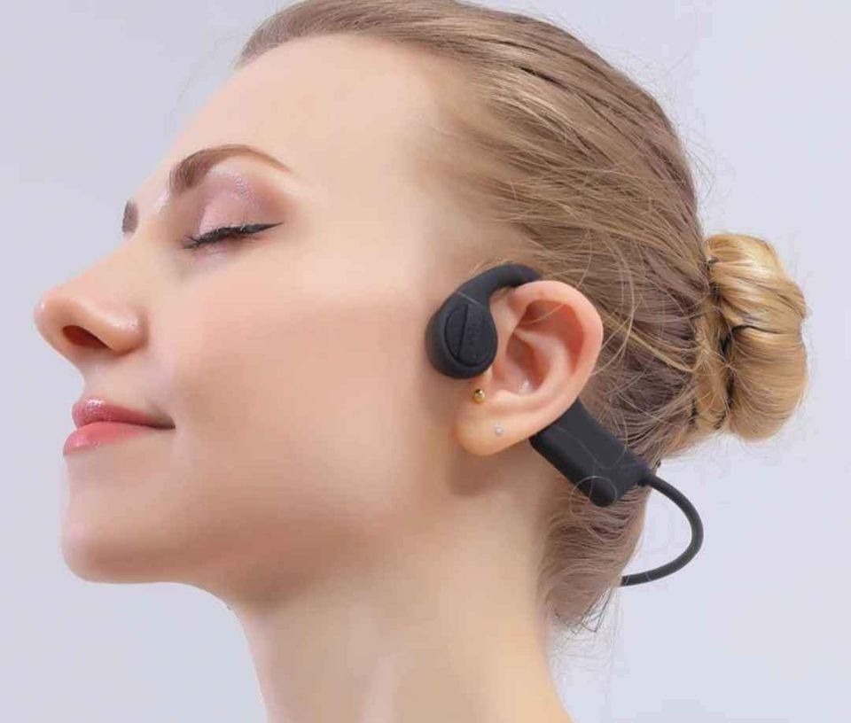 🎧 AUDÍFONOS CONDUCCIÓN ÓSEA COLOR NEGRO ⭐⭐⭐⭐⭐